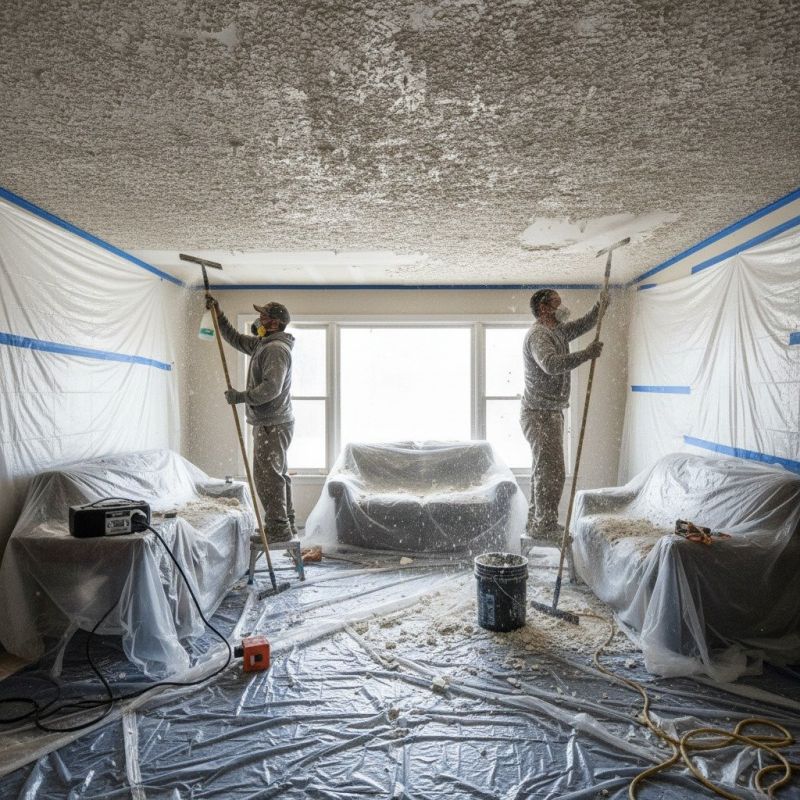Popcorn Ceiling Repair